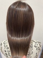 ハクバイジェービー 稲毛(hak by jb)&nbsp;前髪/マチルダボブ/ピンクベージュ/インナーグレージュ[稲毛駅]