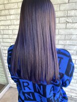 フーコー 朝日ヶ丘店(fuhcoh)&nbsp;ロング×ブリーチありダークラベンダー