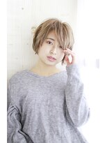 マーブルズ 横浜店(marbles)&nbsp;ショートボブ/マッシュショート/くすみベージュ[横浜]