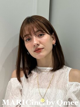 マリックインク バイ キューミー(MARIC inc. by Qmee) 【マリコ】縮毛矯正/内巻きボブ/艶髪／大人レイヤーカット