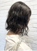 【松戸　松田】切りっぱなしパーマボブくるくるパーマ