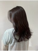 ゆるふわ巻き髪透明感カラー