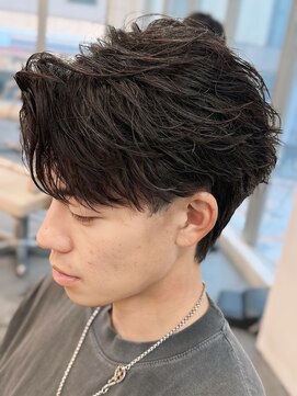 バース バイ ハピネス(BIRTH by happiness) 奈良men'sメンズツイストフェザーパーマフェザーショート