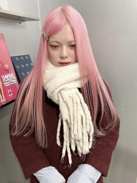 ペレ アネックス 大阪梅田茶屋町店(PELE ANNEX) くびれヘア/アプリコットオレンジ/夏のヘアアレンジ/梅田