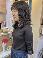 オッジバイケンジ(oggi by KENJE)&nbsp;ミディアムくるくるパーマ/横浜パーマ/くせ毛風パーマ