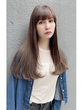 ブゾン(buZon) 【buZon ブゾン】重めフルバング×王道ベージュ