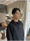 かきあげセンターパート