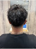無造作ショート×フェードスタイル