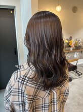 フルール(fleur) ワンカラーでできる透明感カラー