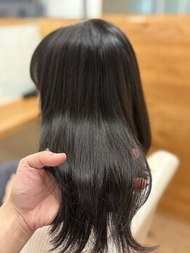 ファースト 長町店(first) 30代40代/艶めくオージュアケア/質感で魅せる美髪レイヤーヘア