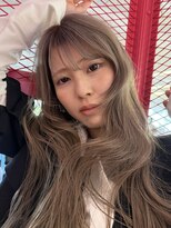 ハル ヘアスタジオ(haRu hair studio)&nbsp;レイヤー×ベージュカラー
