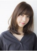 【ワンカールミディアム×アッシュベージュ】