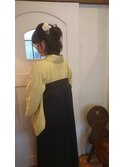 大人の袴スタイル
