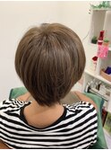 白髪染めをブリーチしました