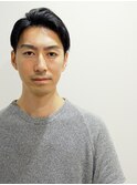 かきあげ系ナチュラルツーブロック
