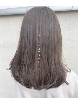 リンク ヘアスペース(Link hair space) 【Link】[お客様スタイル164]#ベージュ＃マロンブラウン