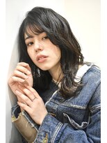 ブゾン(buZon)&nbsp;【buZon高田馬場】くせ毛風パーマ×ダークアッシュ