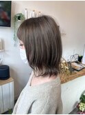 ふんわり小顔ボブで外国人風カラー