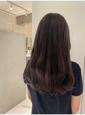 セミロング×透明感カラー