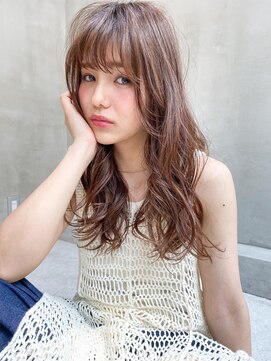 アルテ(ARTE) 【ARTE表参道/青山】モテ髪ミディアム×ブリーチなしカラー