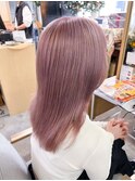 ペールピンク×サラサラハイトーン