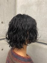 オーシャントーキョー シブヤジンナン(OCEAN TOKYO shibuya JINNAN) ミディアム波巻きパーマ