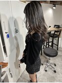 #黒髪#ボブルフ#ネビージュ#小顔#ワンレン