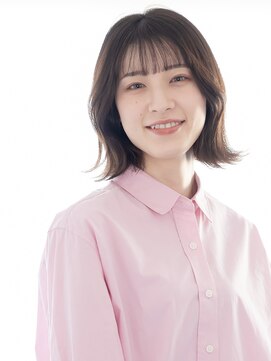 ヘアーサロン ラフリジー(Loufreasy) 【イノアカラー】で艶髪アッシュベージュ×大人の外はねボブ