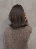 ボブ×グレージュ
