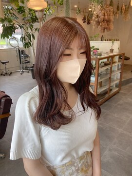 タオ(tao) ピンクブラウンなモテロング