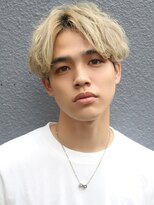 ブゾン(buZon)&nbsp;【buZon ブゾン】波巻きツイスパマッシュパーマ☆センターパート