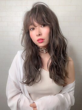 ニスル センター南店(NISURU） 似合わせカット/大人ガーリー/ダークアッシュ/着物/センター南