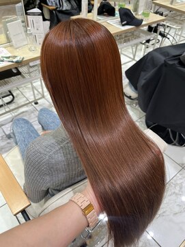 ゼスト フィーノ(ZEST fino) 【平林鼓】髪質改善で艶髪オレンジブラウン!