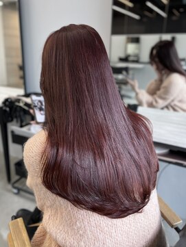 フォンズ(FONS) ブリーチなしで叶う！ピンクカラー 暖色カラー ピンクブラウン