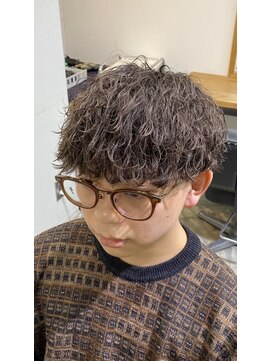 エルオム(EL.HOMME) 【RYUYA】マッシュ×波巻きツイスパミックスパーマ