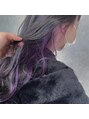 レヴェリーヘア(Reverie hair) インナーカラー紫