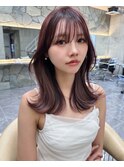 ザクザクレイヤーカット巻き方簡単ミディアムロング韓国表参道