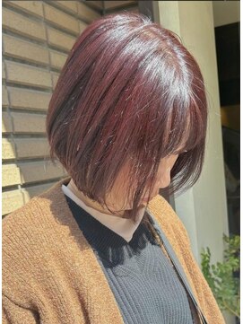 ナック ベース(knack base) ミニボブ×ラベンダーピンク