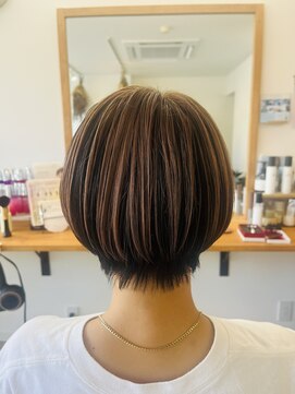 オダンゴヘアー(odango hair) アンブレラカラー
