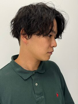 ネイロ 北千住(NeiRo) メンズマッシュツーブロ刈り上げ波巻きツイストスパイラルパーマ