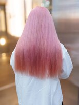 フィッツコア(FITS CORE)&nbsp;黒染め　ブリーチ履歴　ペールピンク