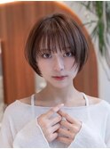 20代30代大人かわいいくびれレイヤーボブ韓国黒髪スタイル