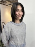 顔まわりウルフ