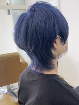 シャルティア(SHALLTIA) ネイビーブルー【山口市美容室】【山口市ハイトーン】