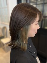 リアンバイアリュール(Lian by Allure)&nbsp;Lian by Allure本厚木 小田桐潤 オリーブインナーカラー