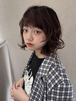 シュク 高円寺(SYUK)&nbsp;うる艶パーマボブ♪/ミディアムレイヤー/高円寺/atsumi