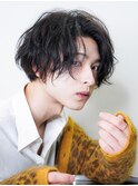 韓国メンズヘア/カルマパーマ/ニュアンスパーマ*渋谷/MEN'S/眉毛
