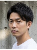 ▼アップバング/メンズカット/ツーブロック/ビジネスマン