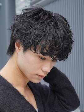 フィフス 天神大名(fifth) 天神大名今泉シャドウパーマメンズカットシースルーマッシュ30代