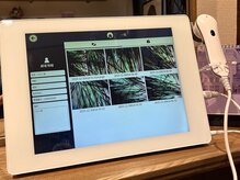 美容室 メゾン ユーガ(Maison Yuga)の雰囲気(頭皮ケアでスコープを使用して頭皮の状態を確認致します。)